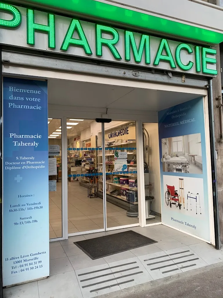 Pharmacie Taheraly Marseille 1er